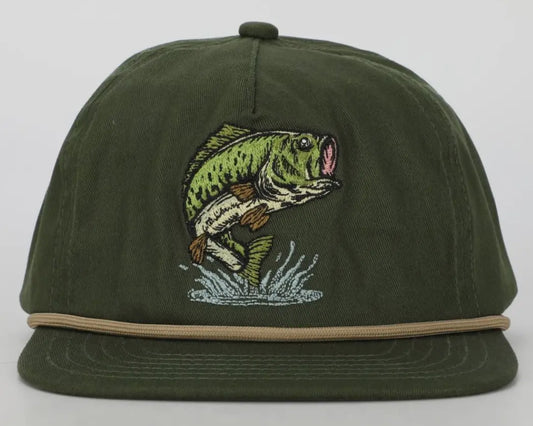 Bass SnapBack Rope Hat